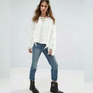 Free People high rise crop Jasper denim jeans NWOT